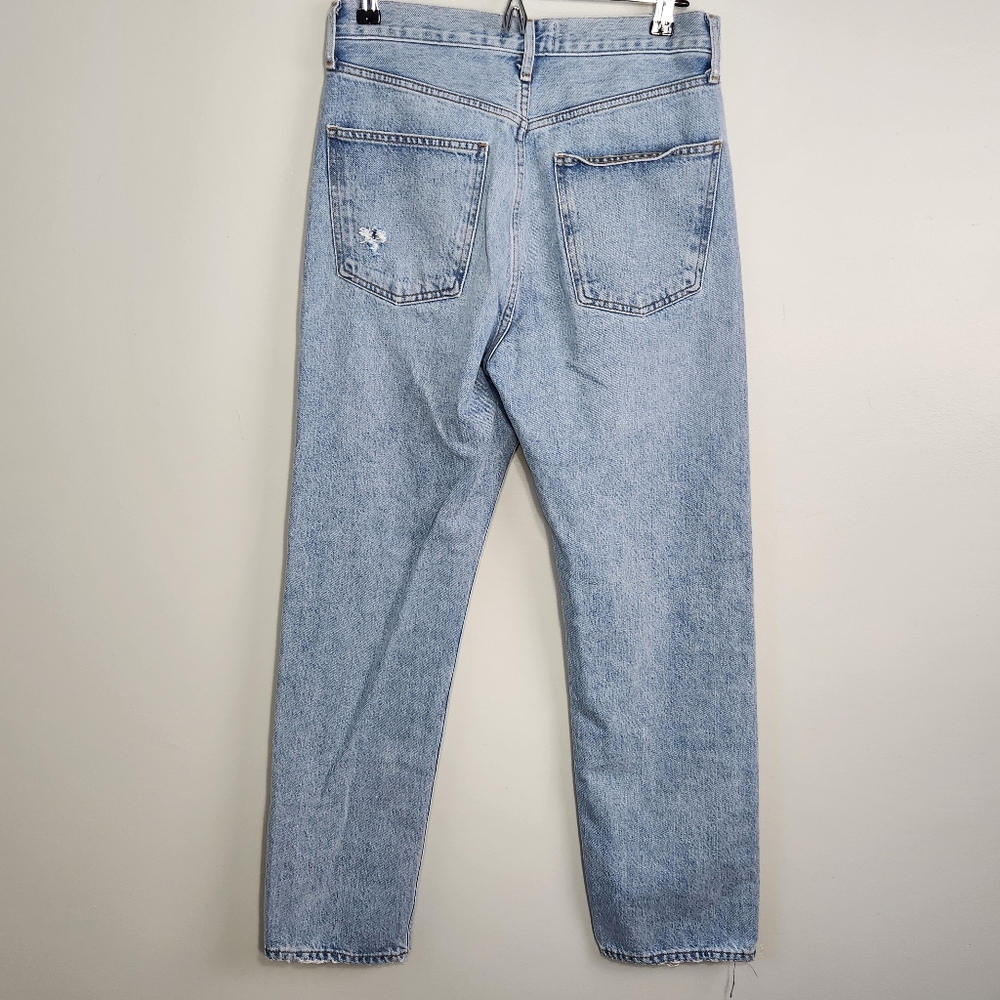 AGolde 90s Loose Fit Jeans Organic Cotton Size 26 Light Wash - Picture 6 of 13